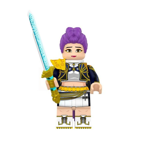 Cartoon-KPop-Demon-Hunters-Zoey-WM3086-Minifigures مینی فیگور لگو رومی مدل WM3086
