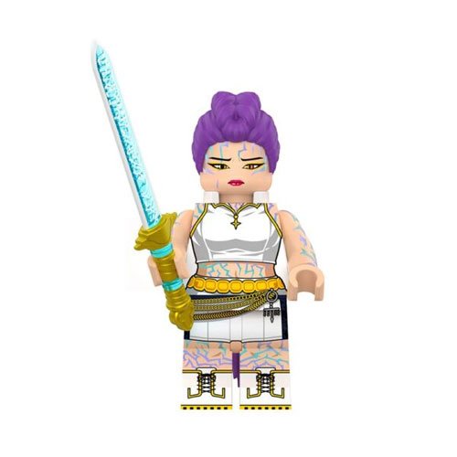 Cartoon-KPop-Demon-Hunters-Zoey-WM3089-Minifigures مینی فیگور لگو رومی مدل WM3089