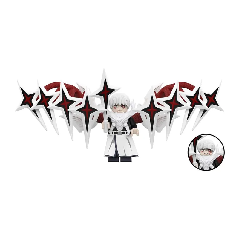 مینی فیگور لگو کن کانکی (Ken Kaneki) مدل AC0006 مینی فیگور لگو کن کانکی (Ken Kaneki) مدل AC0006